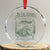 Alligators for Human Rights Crystal Glass Ornament Save Everglades Alcatraz - Wonder Print Shop