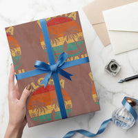 Aloha Hawaii Wrapping Paper Roll Retro Hawaiian Island Palm Beach Surfboard Surf - Wonder Print Shop