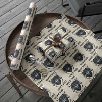 Alpha By Choice Human By Chance Wolf Mindset Quote Wrapping Paper Roll