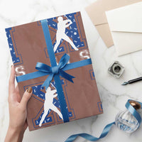 ALS Awareness Wrapping Paper Roll Baseball Strike Out ALS Support