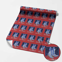 Am I Okay Wrapping Paper Roll Boot Cowgirl Coquette Bow - Wonder Print Shop