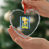 Amalfi Coast Italy Lemon Gelato Heart Crystal Glass Ornament La Dolce Vita Citrus Summer Travel Vintage Coastal