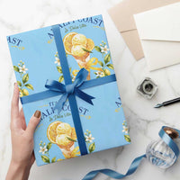 Amalfi Coast Limoncello Gelato Wrapping Paper Roll La Dolce Vita Italy Lemon Dessert Summer