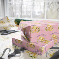 Amalfi Coast Limoncello Gelato Wrapping Paper Roll La Dolce Vita Italy Lemon Dessert Summer