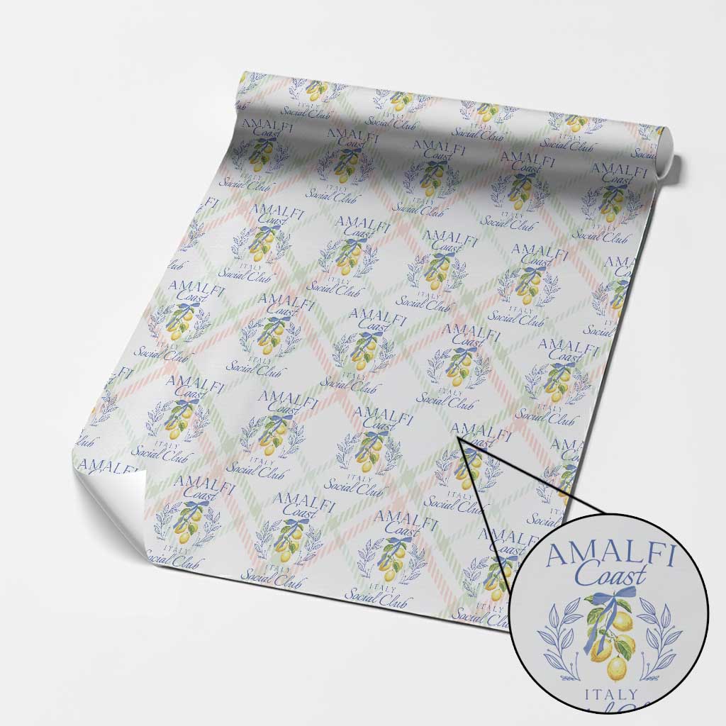 Amalfi Coast Wrapping Paper Roll Sorrento Italy Vacation Gift - Wonder Print Shop