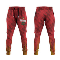 Amazon Warriors Guyana Cricket Jogger Pants Ready For Glory Red Version - Wonder Print Shop