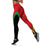 Amazon Warriors Guyana Cricket Leggings Ready For Glory Red Version - Wonder Print Shop