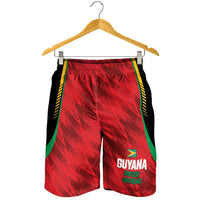 Amazon Warriors Guyana Cricket Shorts for Men Ready For Glory Red Version - Wonder Print Shop