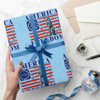 America Freedom 1776 Revolutionary War Wrapping Paper Roll Minuteman Betsy Ross Flag Patriotic History