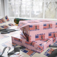 America Freedom 1776 Revolutionary War Wrapping Paper Roll Minuteman Betsy Ross Flag Patriotic History