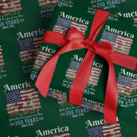 America God Shed His Grace On Thee 250 Years Since 1776 Wrapping Paper Roll