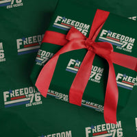 America Retro 250 Years Freedom USA 1776 2026 Wrapping Paper Roll