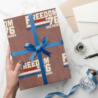 America Retro 250 Years Freedom USA 1776 2026 Wrapping Paper Roll