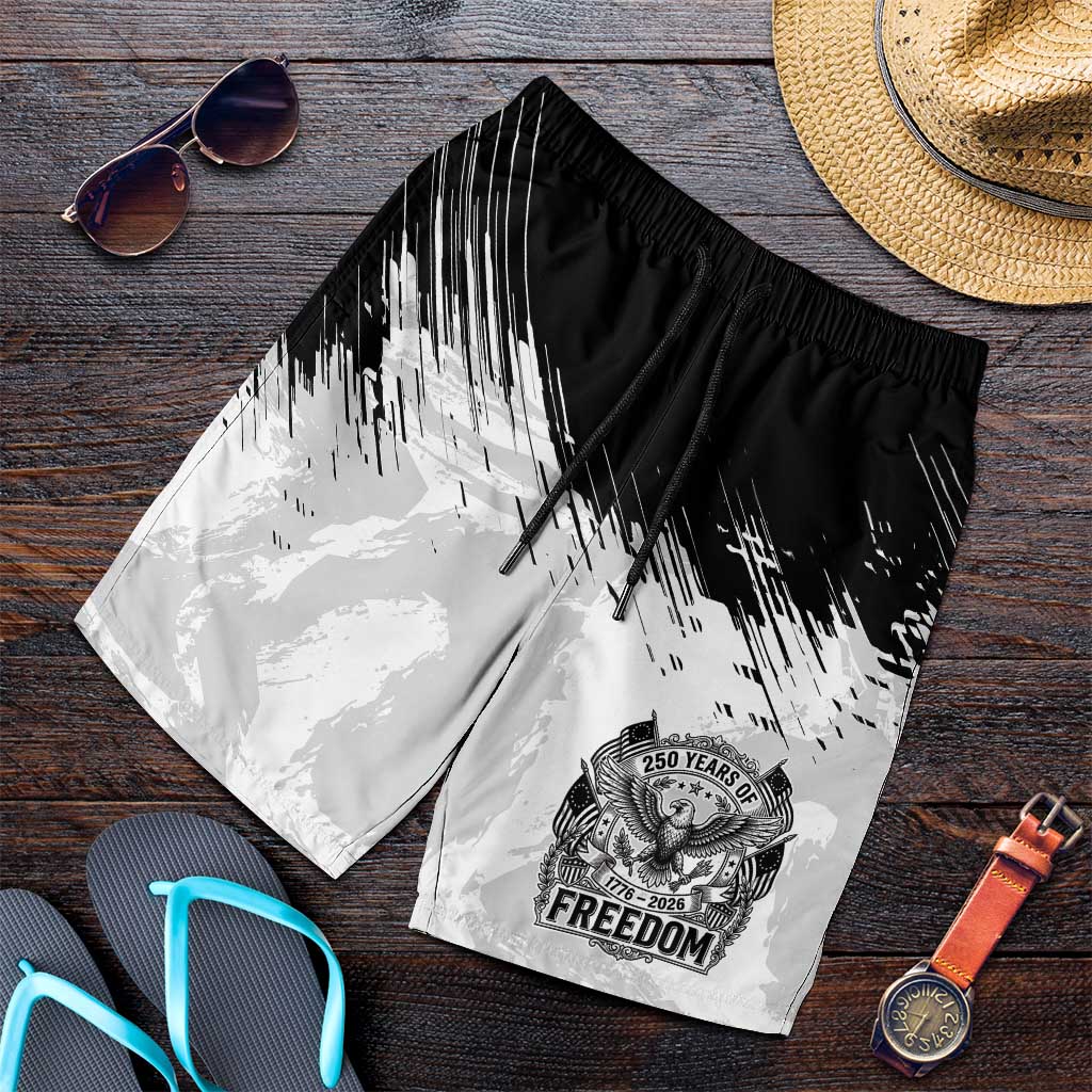 American 1776-2026 Shorts for Men USA 250th Anniversary