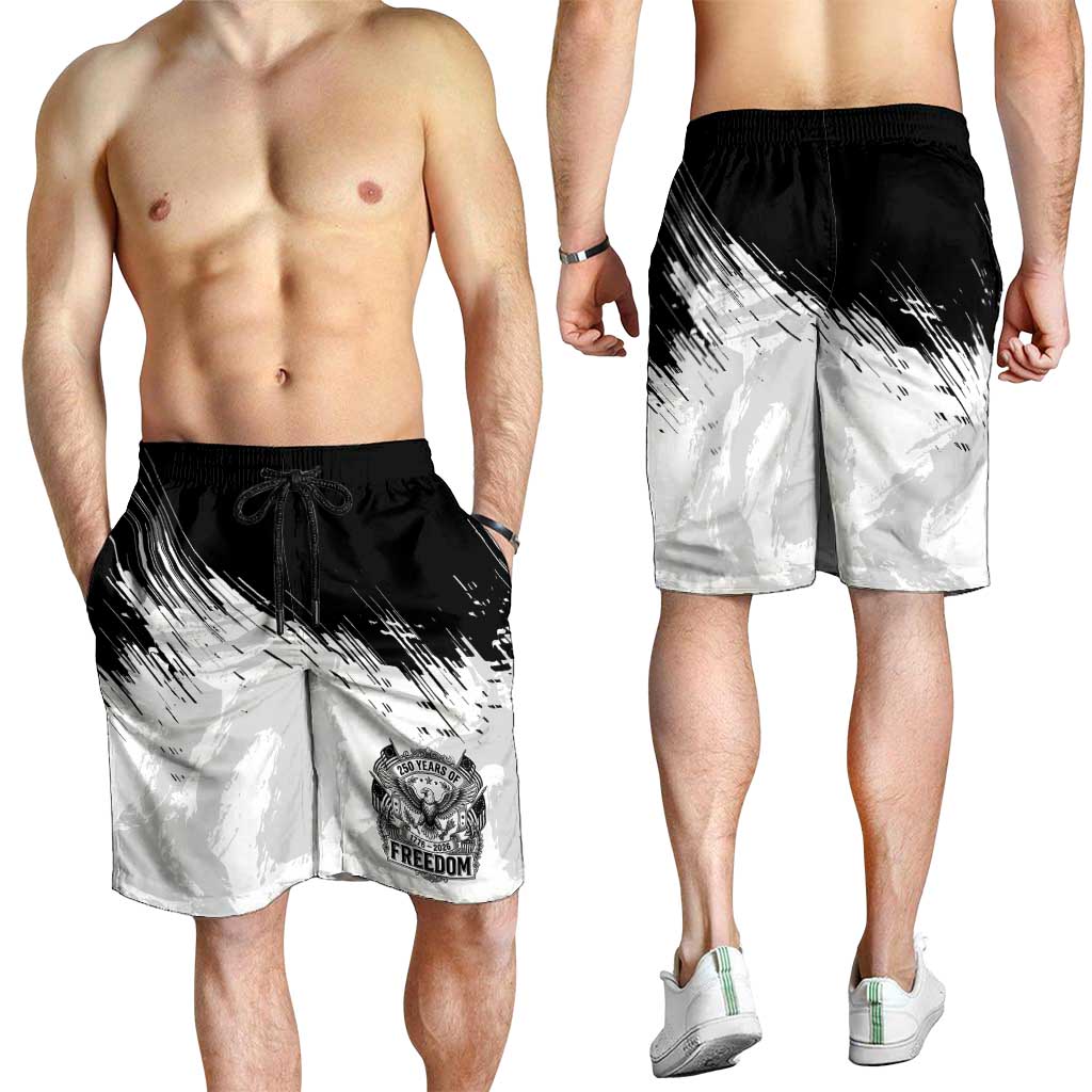 American 1776-2026 Shorts for Men USA 250th Anniversary