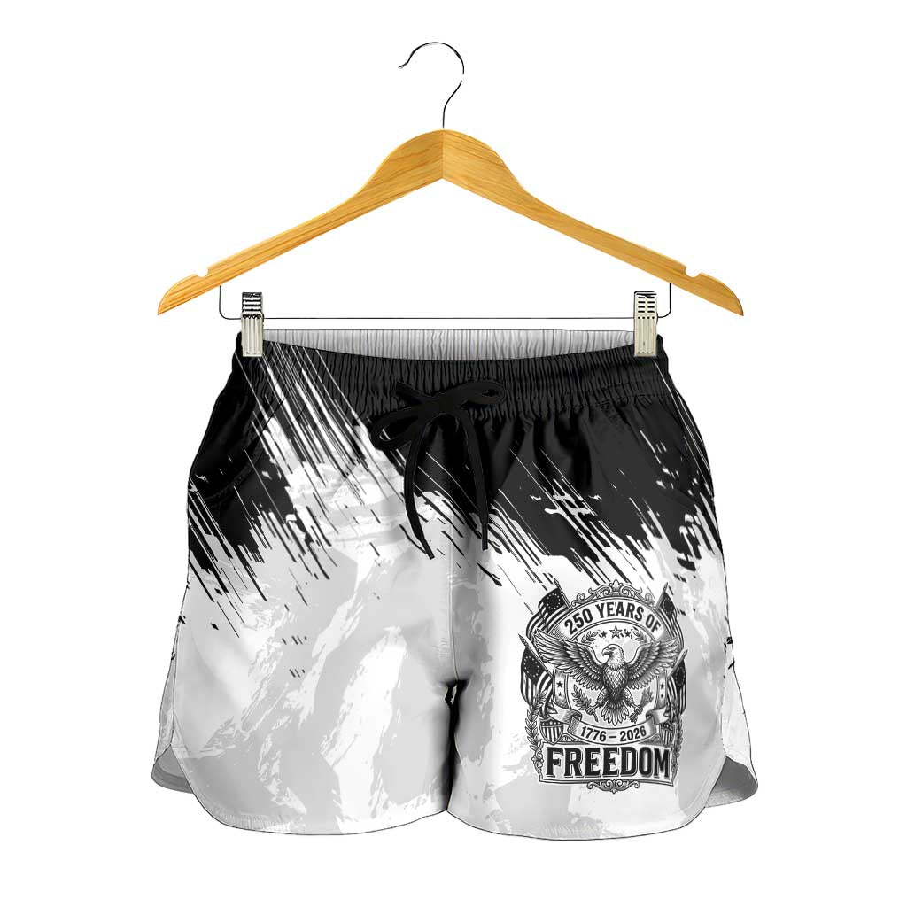 American 1776-2026 Shorts for Women USA 250th Anniversary