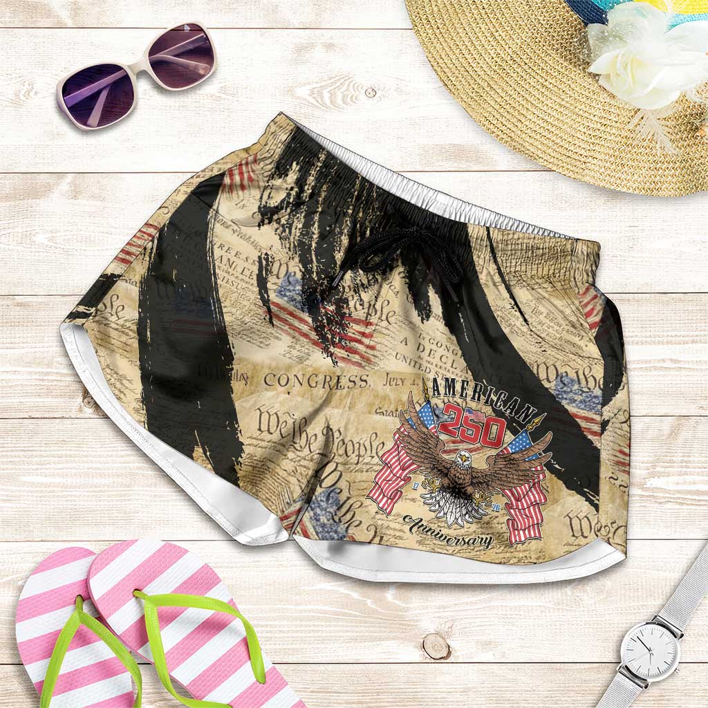 American 250th Anniversary Shorts for Women We The People - Wonder Print Shop