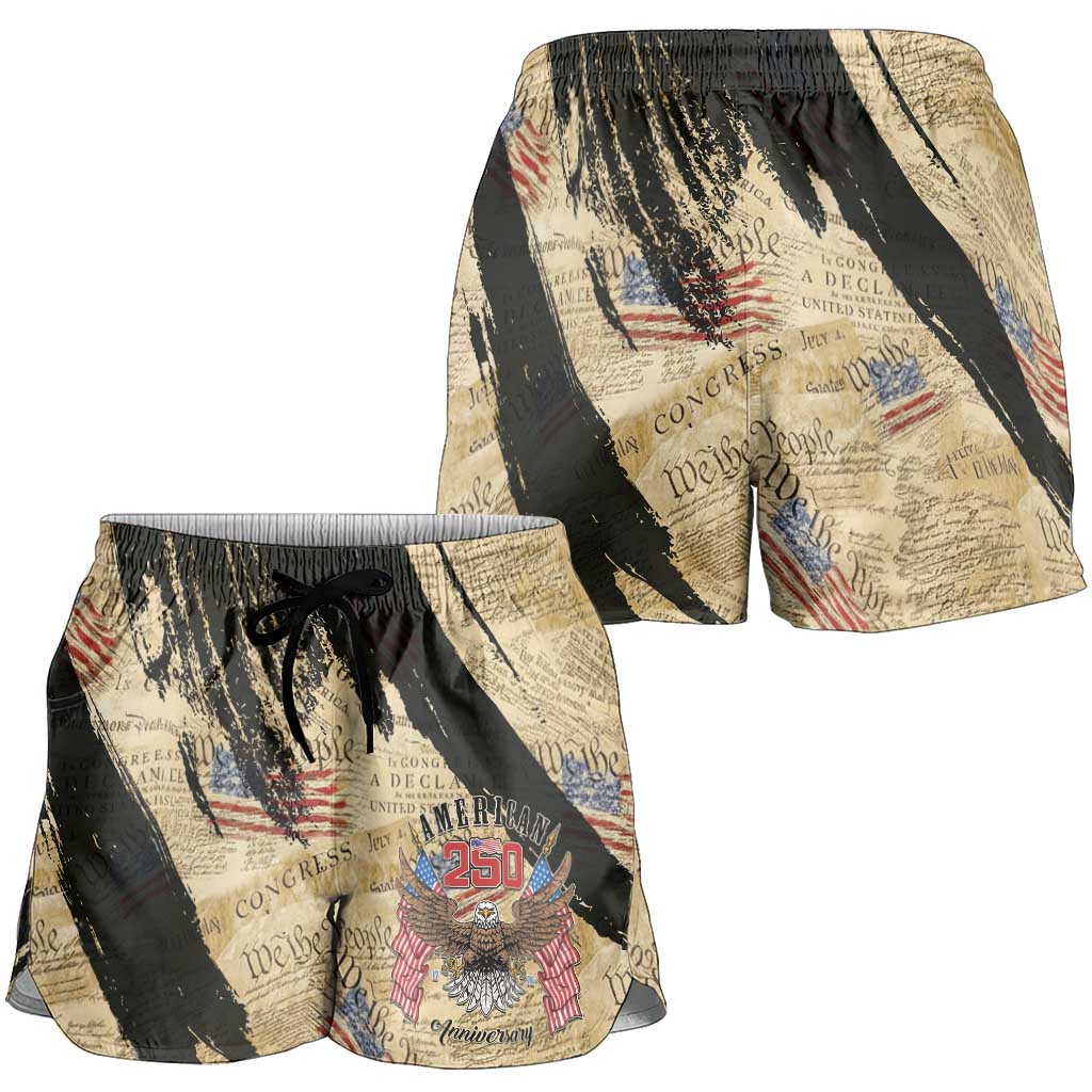 American 250th Anniversary Shorts for Women We The People - Wonder Print Shop