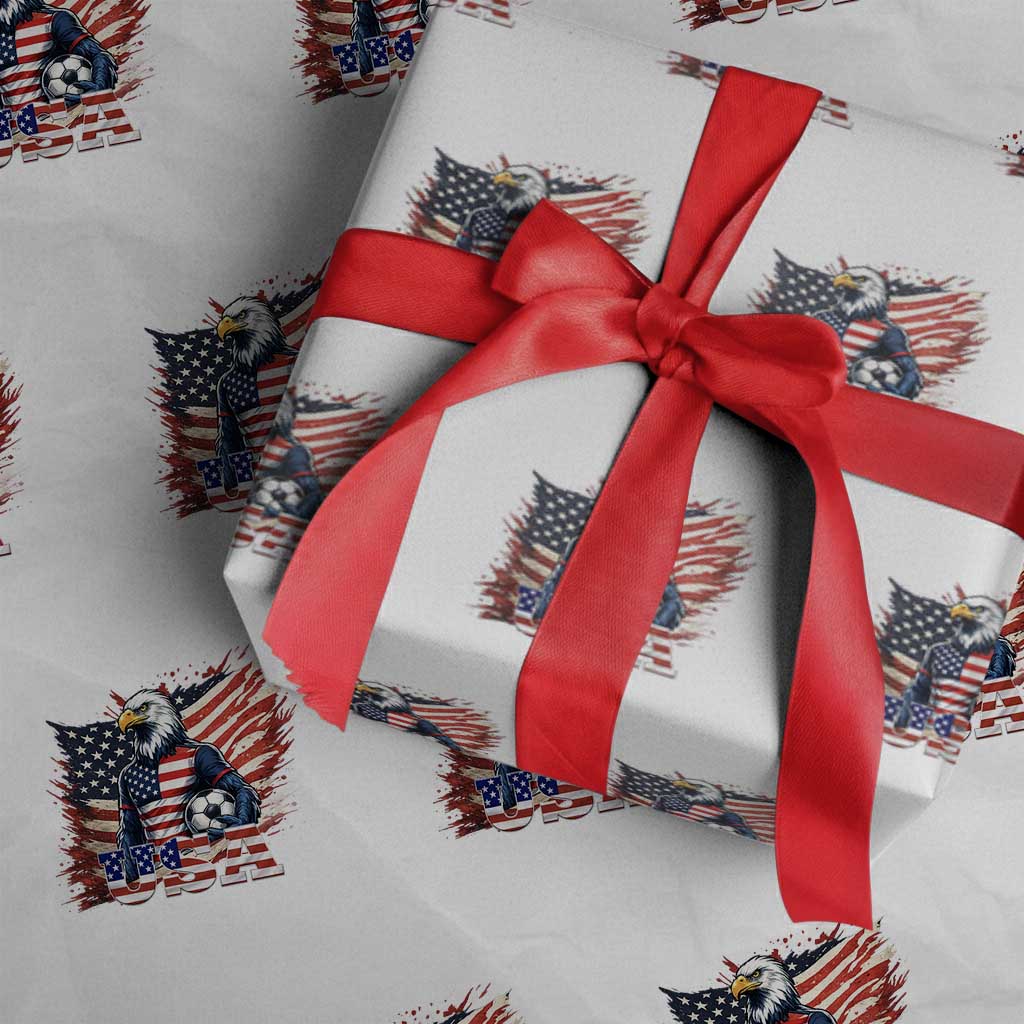 American Eagle And Soccer USA 2026 Supporter Wrapping Paper Roll