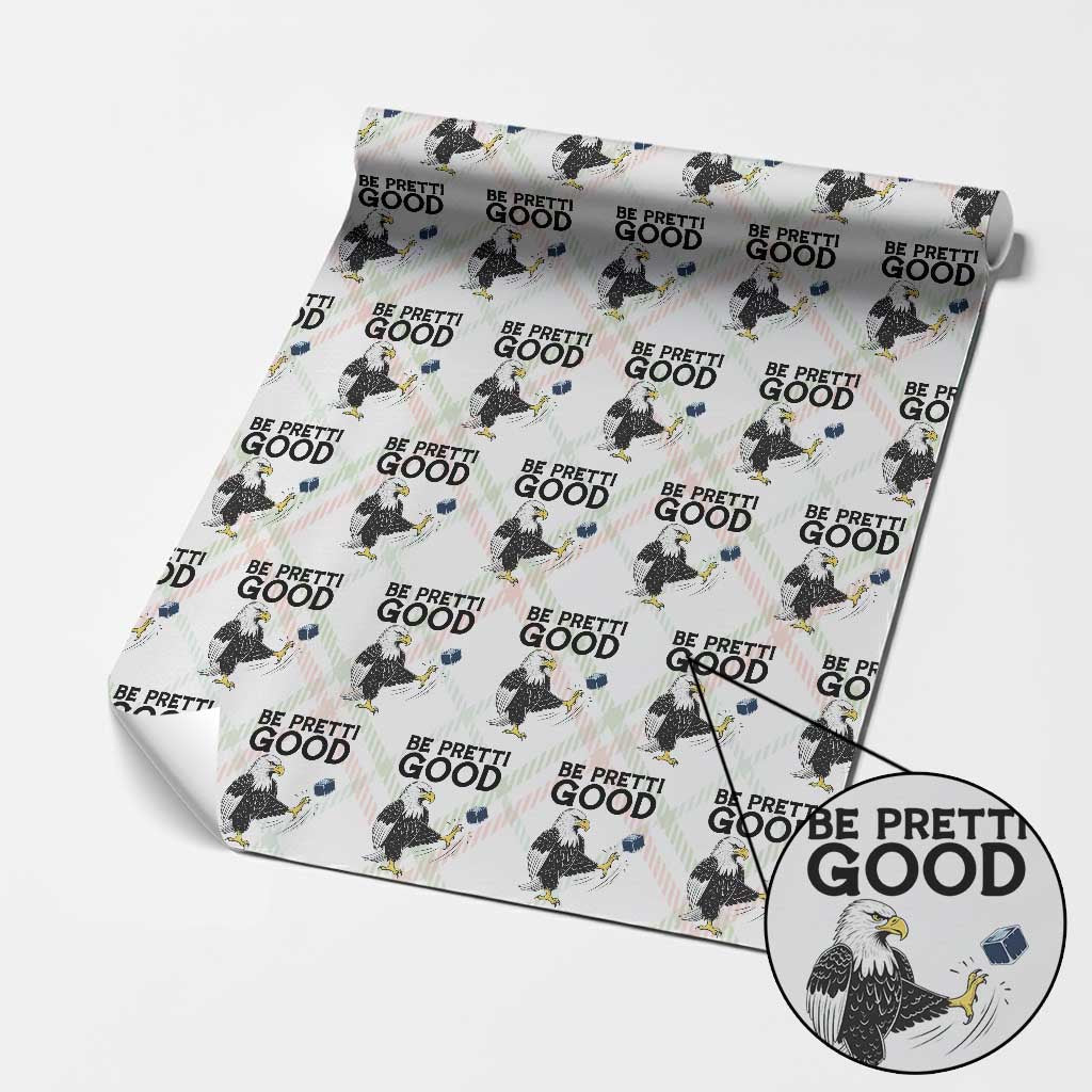American Eagle Be Pretti Good Wrapping Paper Roll Minneapolis Support Gift