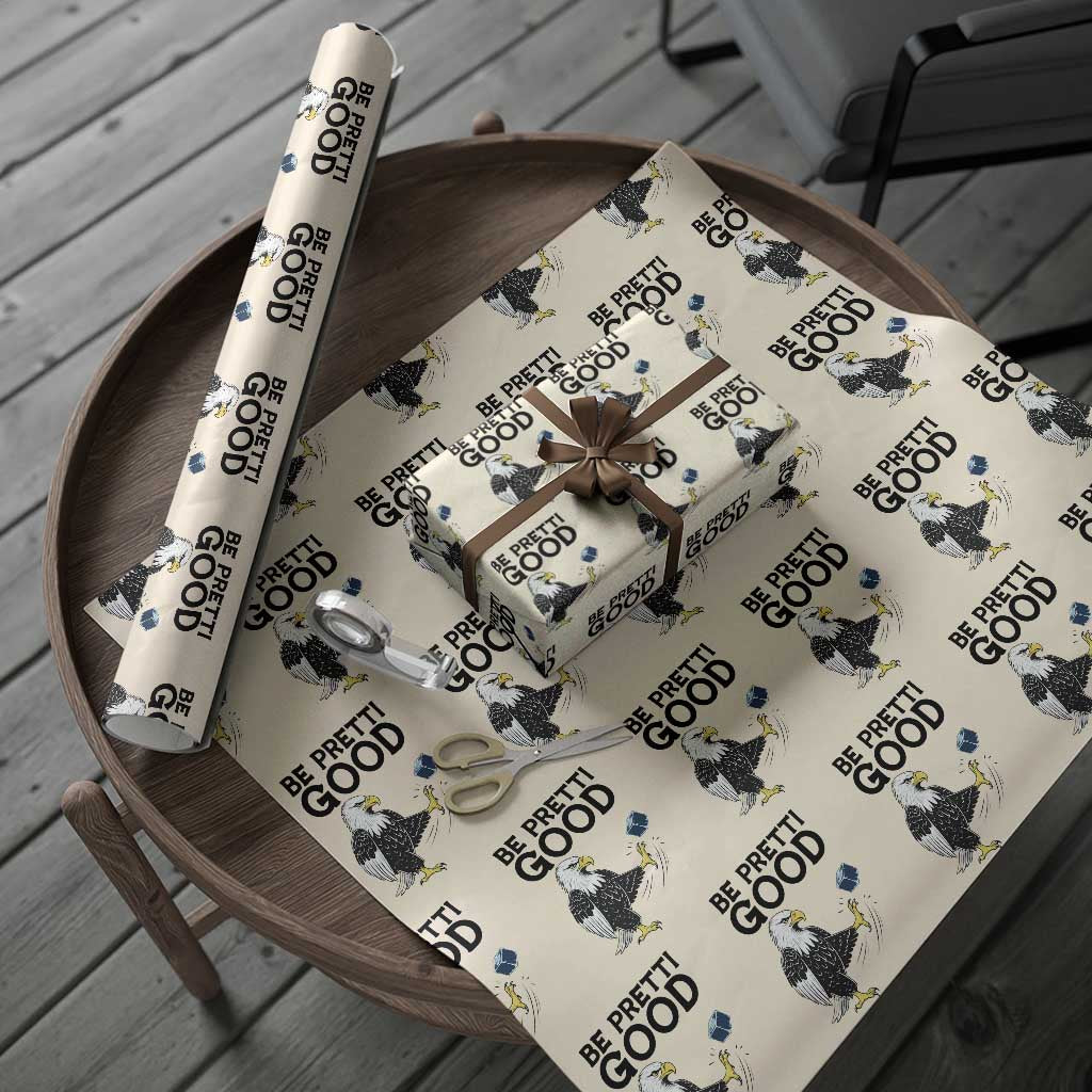 American Eagle Be Pretti Good Wrapping Paper Roll Minneapolis Support Gift