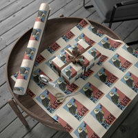 American Eagle No Ice Please Wrapping Paper Roll Minnesota Protest Support Gift