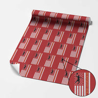 American Flag Basketball Wrapping Paper Roll Patriotic Sports Lover Gift