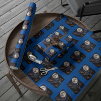 American Flag Dragonfly Patriotic 4th Of July Wrapping Paper Roll