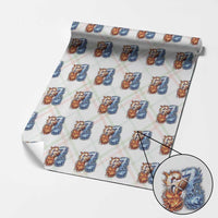 American Football Six Seven Meme Wrapping Paper Roll Funny Gen Alpha Slang Gift