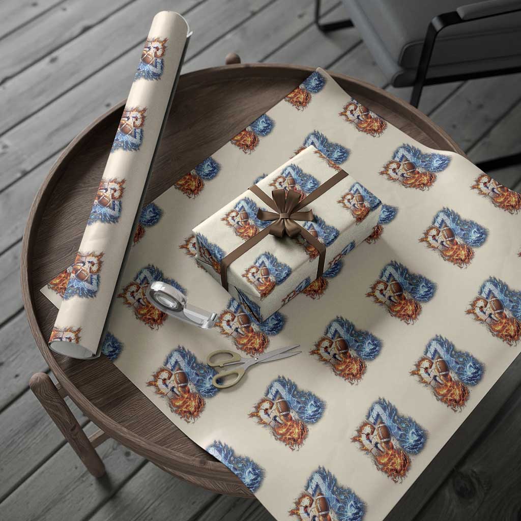 American Football Six Seven Meme Wrapping Paper Roll Funny Gen Alpha Slang Gift