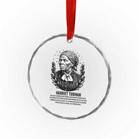 American Hero Harriet Tubman Crystal Glass Ornament Black History Leader Gift - Wonder Print Shop