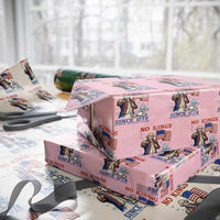 American Patriot George Washington No Kings Wrapping Paper Roll Political Humor Gift