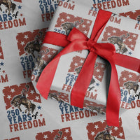 American Rodeo 250th Anniversary Wrapping Paper Roll Western Cowboy Patriotic Fourth of July