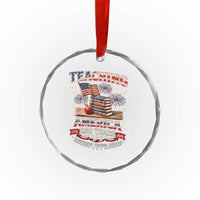 American Teacher Gift Crystal Glass Ornament Inspiring Young Minds 250th Anniversary