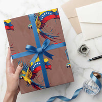American Venezuela Support Freedom Wrapping Paper Roll Venezuelan Free - Wonder Print Shop