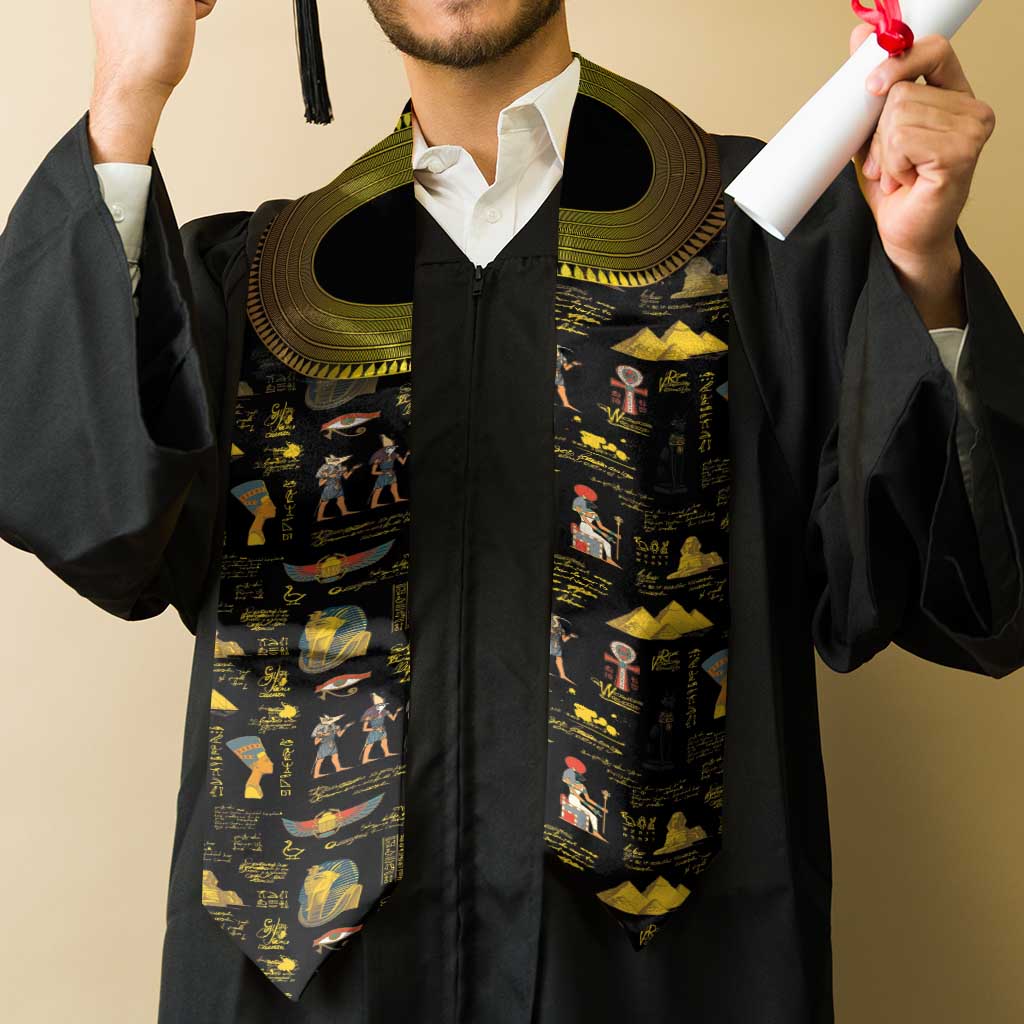 Ancient Egypt and Hieroglyphs Graduation Stole