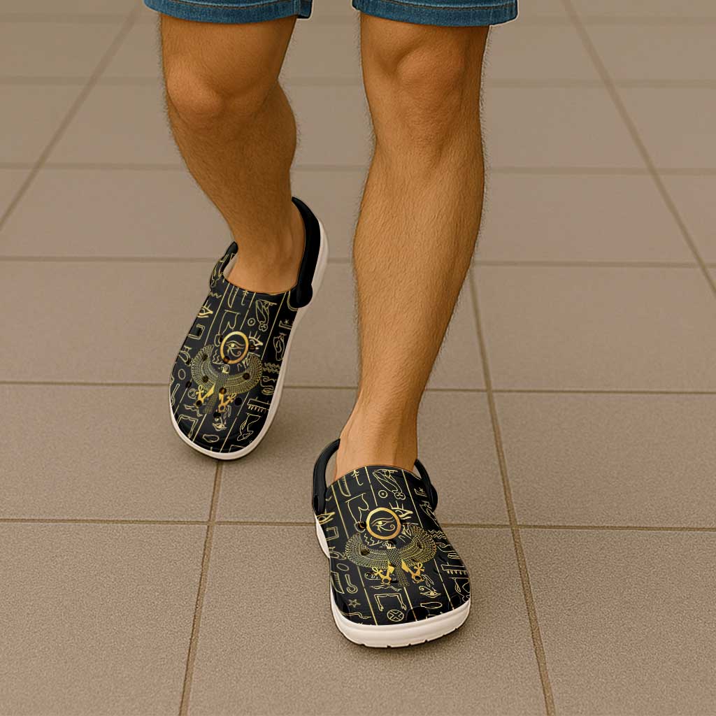 Ancient Egyptian Clogs Shoes Horus Falcon God - Wonder Print Shop
