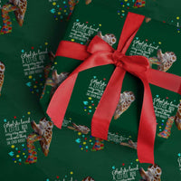 And She Loved A Little Boy Very Much Even More Than She Loved Herself Wrapping Paper Roll Autism Awareness Giraffes