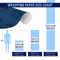 And Then There Were Four Wrapping Paper Roll Pregnancy Baby Announcement With Dog - Wonder Print Shop