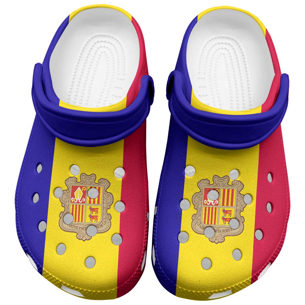 Andorra Clogs Shoes Flag Color Inspiration - Wonder Print Shop