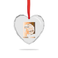 Angela Davis Inspirational Quote Heart Crystal Glass Ornament Black Pride Melanin - Wonder Print Shop
