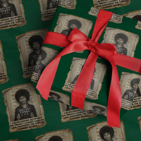 Angela Davis Inspirational Quote Wrapping Paper Roll Black History Melanin - Wonder Print Shop