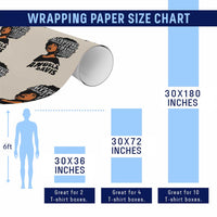 Angela Davis Inspirational Quote Wrapping Paper Roll I Am No Longer Accepting The Things I Cannot Change - Wonder Print Shop