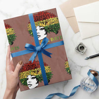 Angela Davis Wrapping Paper Roll Black History Month - Wonder Print Shop