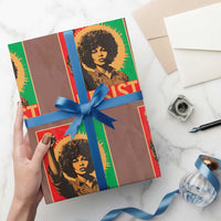 Angela Davis Wrapping Paper Roll Political Protest Resist Civil Rights Freedom - Wonder Print Shop