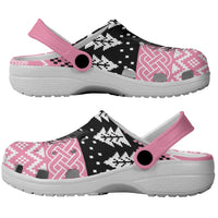 Anglesey Wales Christmas Clogs Shoes Pink Mari Lwyd Welsh Celtic Knot - Wonder Print Shop