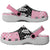 Anglesey Wales Christmas Clogs Shoes Pink Mari Lwyd Welsh Celtic Knot - Wonder Print Shop