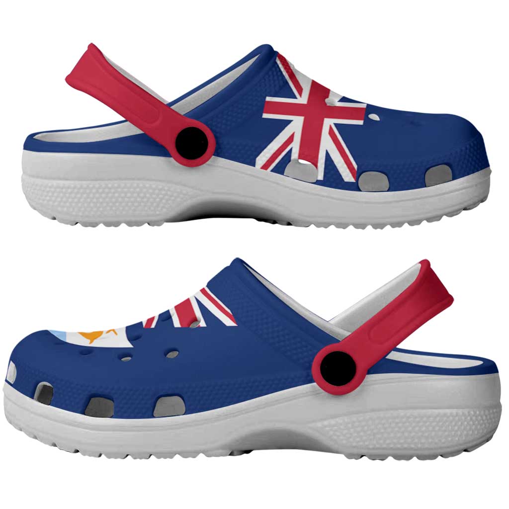 Anguilla Clogs Shoes Heritage Palette Flag-Inspired - Wonder Print Shop