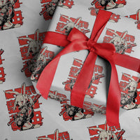 Anime Manga Cyberpunk Wrapping Paper Roll Techwear Harajuku Style Bunny Girl