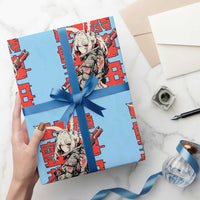 Anime Manga Cyberpunk Wrapping Paper Roll Techwear Harajuku Style Bunny Girl